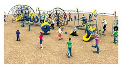 Outdoor climbing frame B